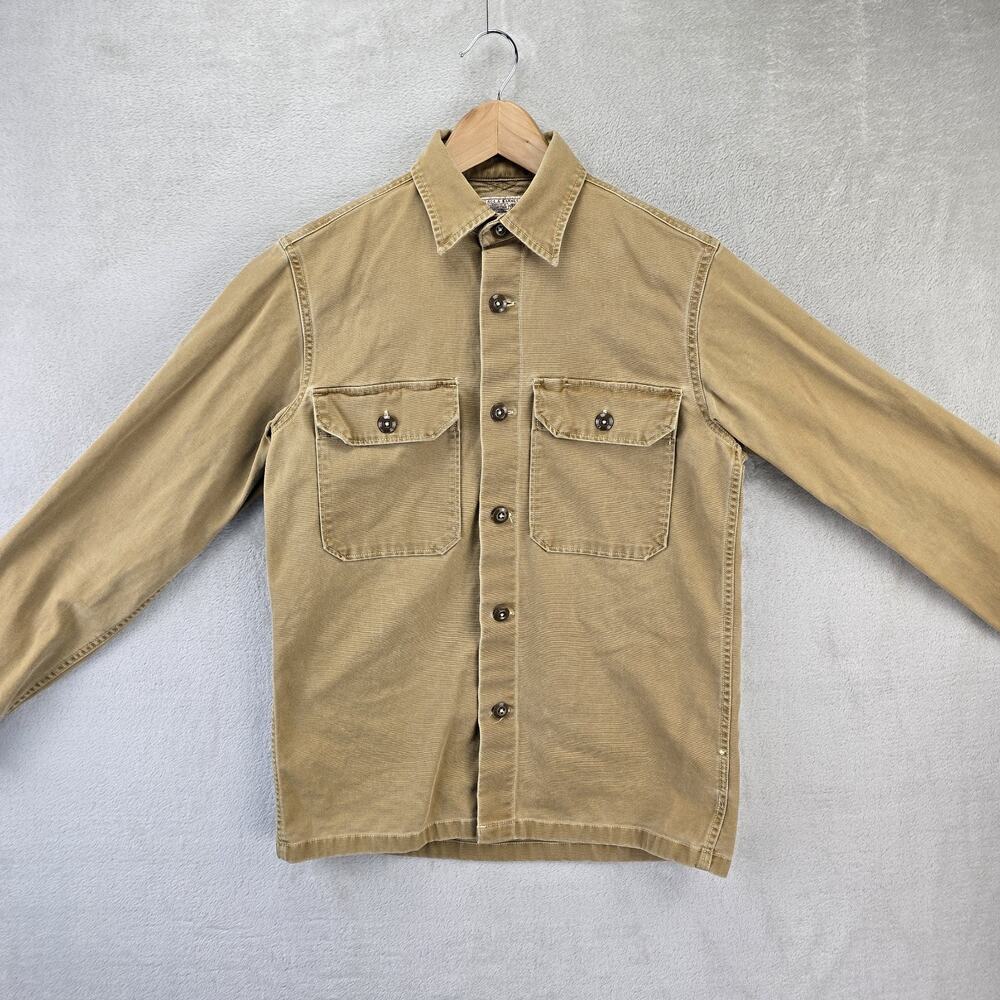 J.Crew Wallace & Barnes Shacket Men's XS ButtonDown Duck Canvas Rugged Outdoor - Picture 2 of 12